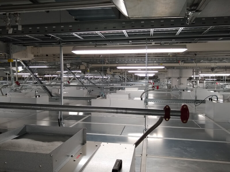 Automation of a FFU Plant view clean room