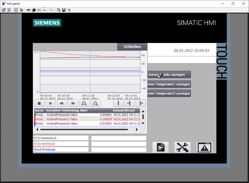 Refrigeration System error log archiv